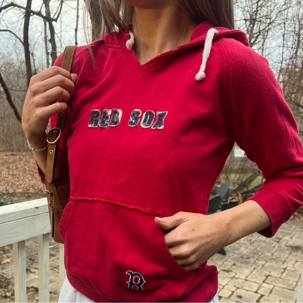 Vintage Red Boston Red Sox hoodie